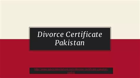 Ppt Get Concern For Simple Nadra Divorce Certificate Procedure In