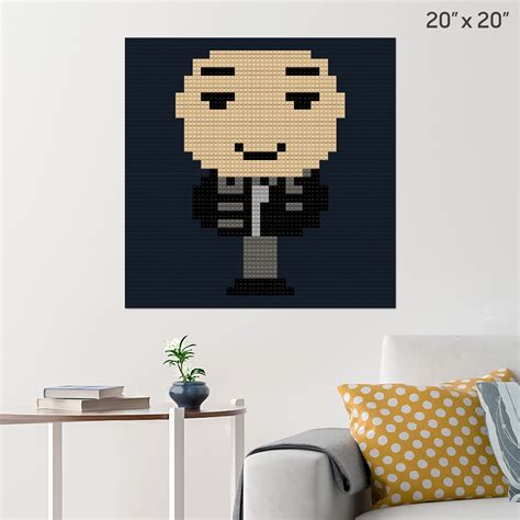 Despicable Me Gru Minecraft Pixel Art