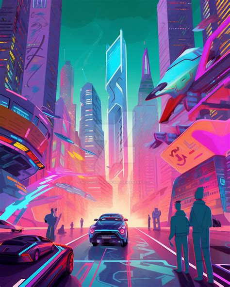 Neon Metropolis: A Vision of Futuristic Urban Life by ...