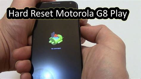 How To Hard Reset Factory Reset Motorola Moto G8 Play Mobile YouTube