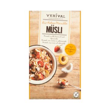 Verival Bio Muesli Met Kokos En Abrikoos G Bestellen Jumbo