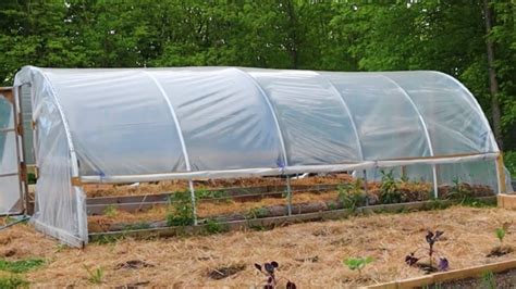 Diy Metal Hoop House Build Simple High Tunnel Greenhouse Youtube