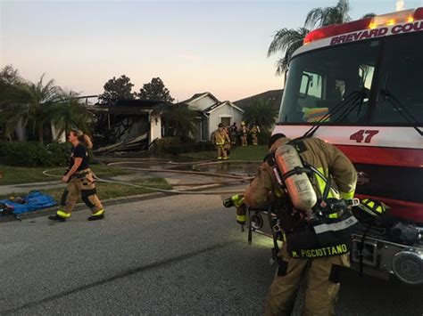 Brevard County Fire Crews Battle Viera House Fire