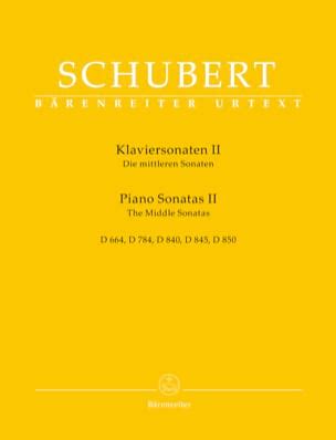 Sonates Volume 2 SCHUBERT Partition Piano