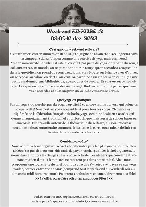 Week End SELFCARE INFOS Pdf DocDroid