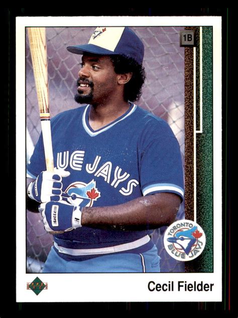 1989 Baseball 1989 Upper Deck Cecil Fielder Toronto Blue Jays 364 1 EBay