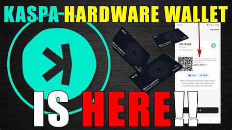 KASPA HARDWARE WALLET IS HERE Testing YouTube