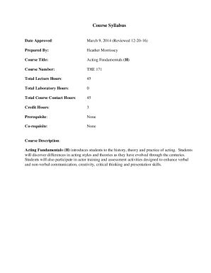 Fillable Online New Course Proposal Or Course Change Request Form Fax