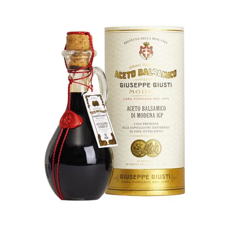 Giuseppe Giusti Balsamic Vinegar Pgi 2 Gold Medals Il Classico 250 Ml