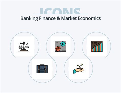 Banking Finance And Market Economics Line Filled Icon Pack 5 Icon