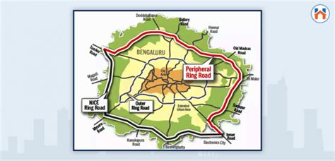 Bangalore Peripheral Ring Road Map