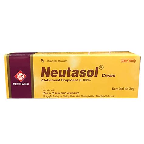 Neutasol Clobetasol 0 05 Tube bôi 30g Medipharco