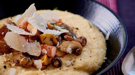 Polenta Cr Meuse Aux Champignons Des Bois Facile D Couvrez Les