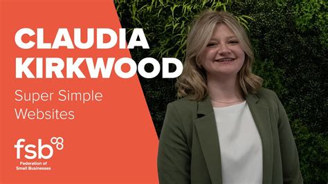 Claudia Kirkwood Super Simple Websites FSB Member Stories