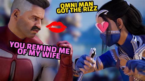 All Omni Man Interactions With Women In Mortal Kombat Omni Man Can