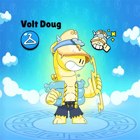 Volt Doug 79 Gem Skin Doug Is Probably A Brontosaurus And His Name Means Thunder Lizard R