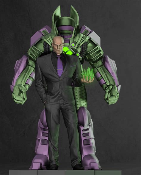 Lex Luthor Power Suit Custom Statue Canceled Unboxing Bros