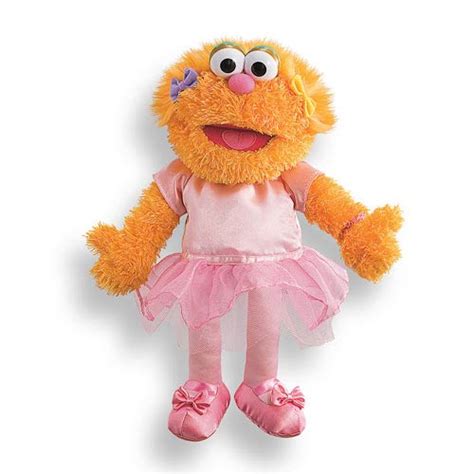 Sesame Street Zoe Full Body Puppet 14-Inch Plush