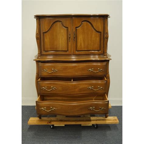 Bassett Furniture Country French Provincial 44 Chest On Chest 7155 42 Chairish