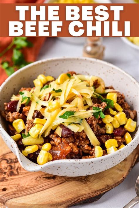 Beef Chili Recipe • Domestic Superhero