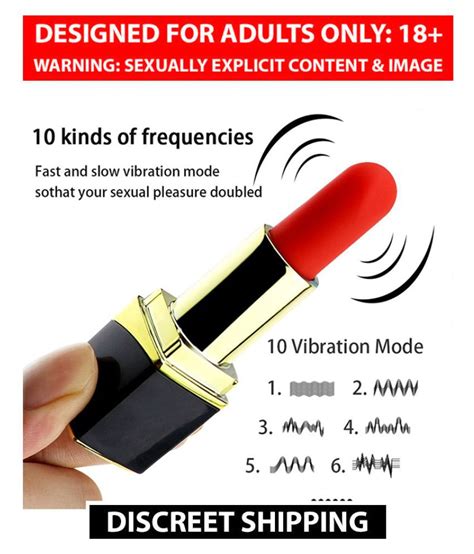 10 Speed Lipstick Vibrator With Usb Charging For Women By Naughty Nights Free Lubricant Buy