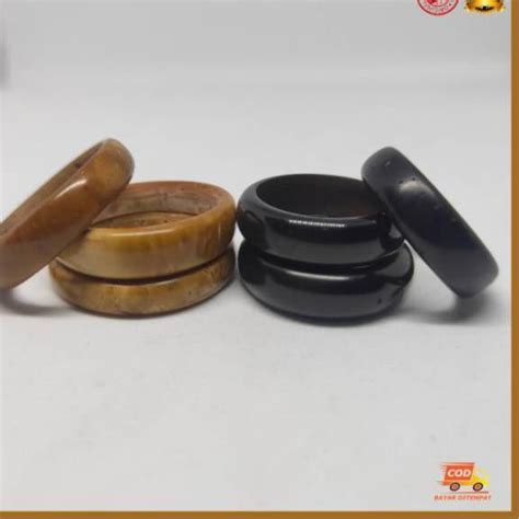 Jual Fbw Cincin Kaukah Kokka Polos Hitam Coklat Original Kayu