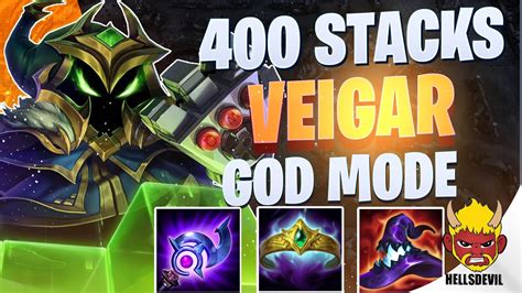 WILD RIFT 400 STACKS 1800 AP VEIGAR GOD MODE Challenger Veigar