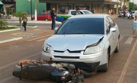 Filha E Pai Ficam Feridos Ap S Terem Moto Atingida Por Carro Em Rolim