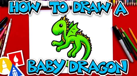 How To Draw A Cute Dragon For Kids