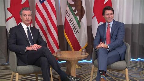 El Gobernador De California Se Reúne Con El Primer Ministro De Canadá Tu Ciudad Política Área