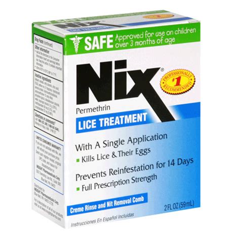 Nix Creme Rinse Lice Treatment 1 Liquid 2 Oz