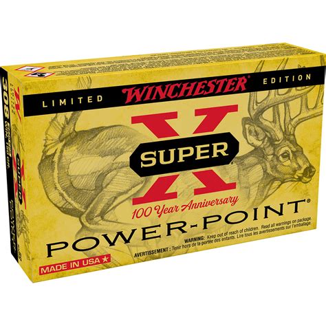 Winchester 100 Year Super X Anniversary 30 30 Winchester Rifle Ammo