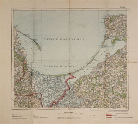 Mapa Zatoki Gda Skiej Wojskowy Instytut Geograficzny