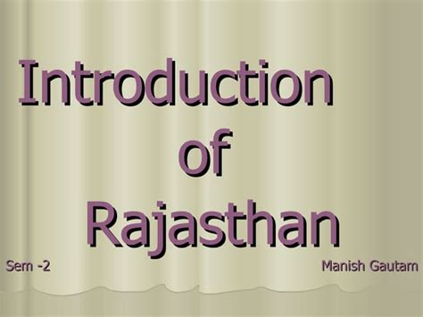 Rajasthan Ppt