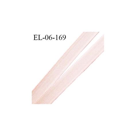 Elastique 6 mm fin spécial lingerie polyamide élasthanne couleur beige