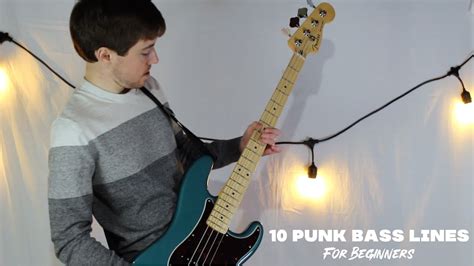 10 Punk Bass Lines For Beginners Youtube