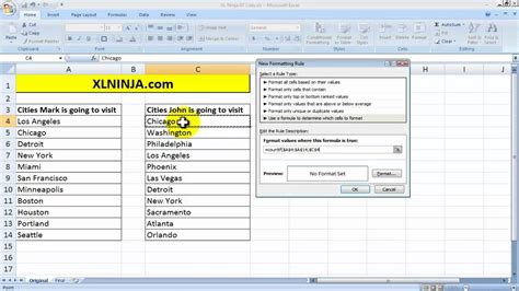 How To Compare Two Things In Excel