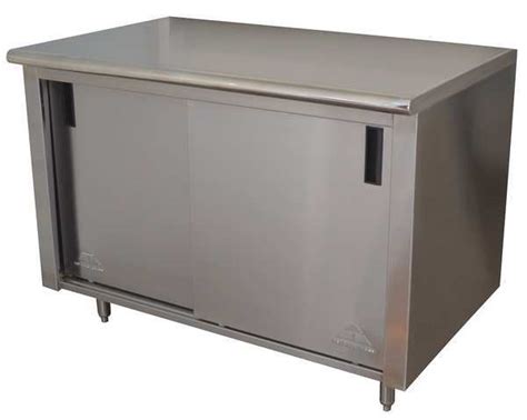 Advance Tabco Enclosed Base Work Tables Stainless Steel 30 W 35 1 2