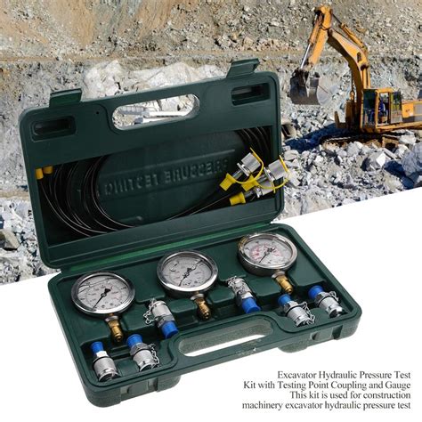 Hydraulic Pressure Test Kit Portable Excavator Hydraulic Pressure Test