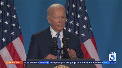 Biden Holds Press Conference Says He Is Staying In The Race So Much