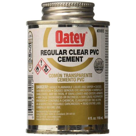 Oatey PVC Regular Clear Cement Hardwares Online Store