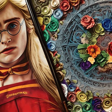 Harry Potter Colorful Big Scale Realistic Intricate Detail Photography