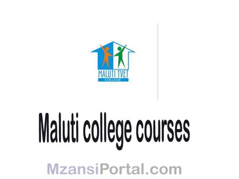 Maluti College Courses 2023 Maluti Tvet College Offered Courses