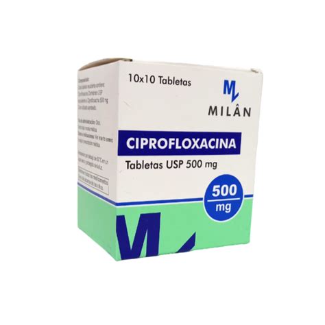 CIPROFLOXACINA 500 MG TABLETAS X 100 Profares SRL