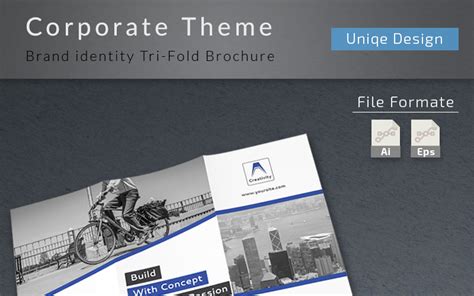 Trifold Brochure Corporate Identity Template