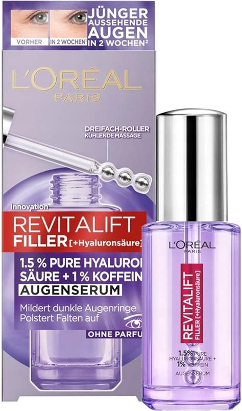 L Oreal Revitalift Filler Serum Pod Oczy Z Kwasem Hialuronowym 20ml