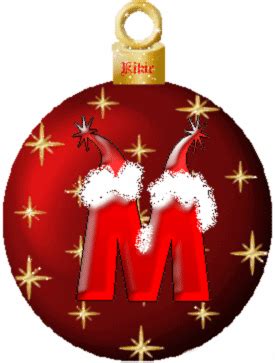 A Red Ornament With The Letter N On It