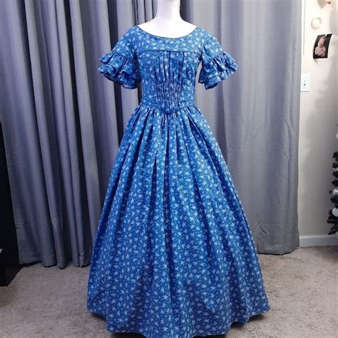 Civil War Day Dress Etsy