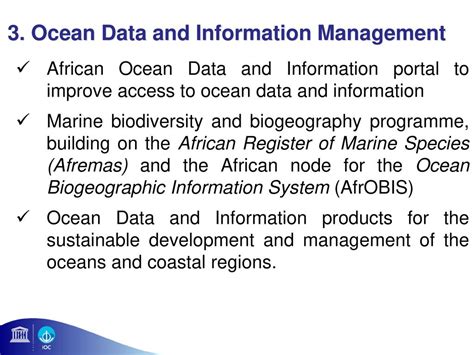 Overview Of The Programmes Of UNESCO IOCs Sub Commission For Africa