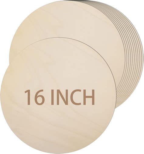 Amazon Round Wood Discs For Crafts Audab Pack Inch Wood